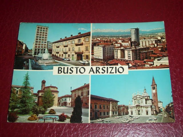 Cartolina Busto Arsizio - Vedute diverse 1968.