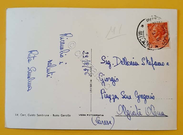 Cartolina Busto Garolfo - Parrocchia S. Salvatore S. Margherita - …