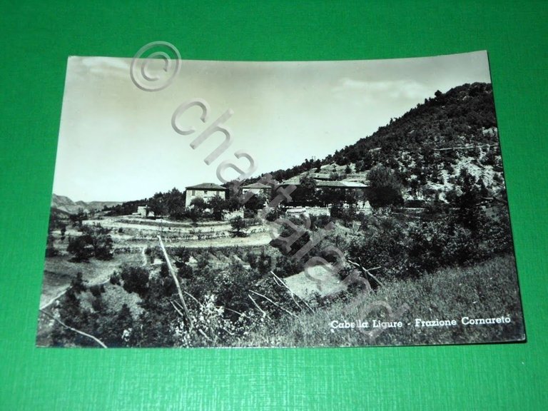 Cartolina Cabella Ligure - Frazione Cornareto 1960.