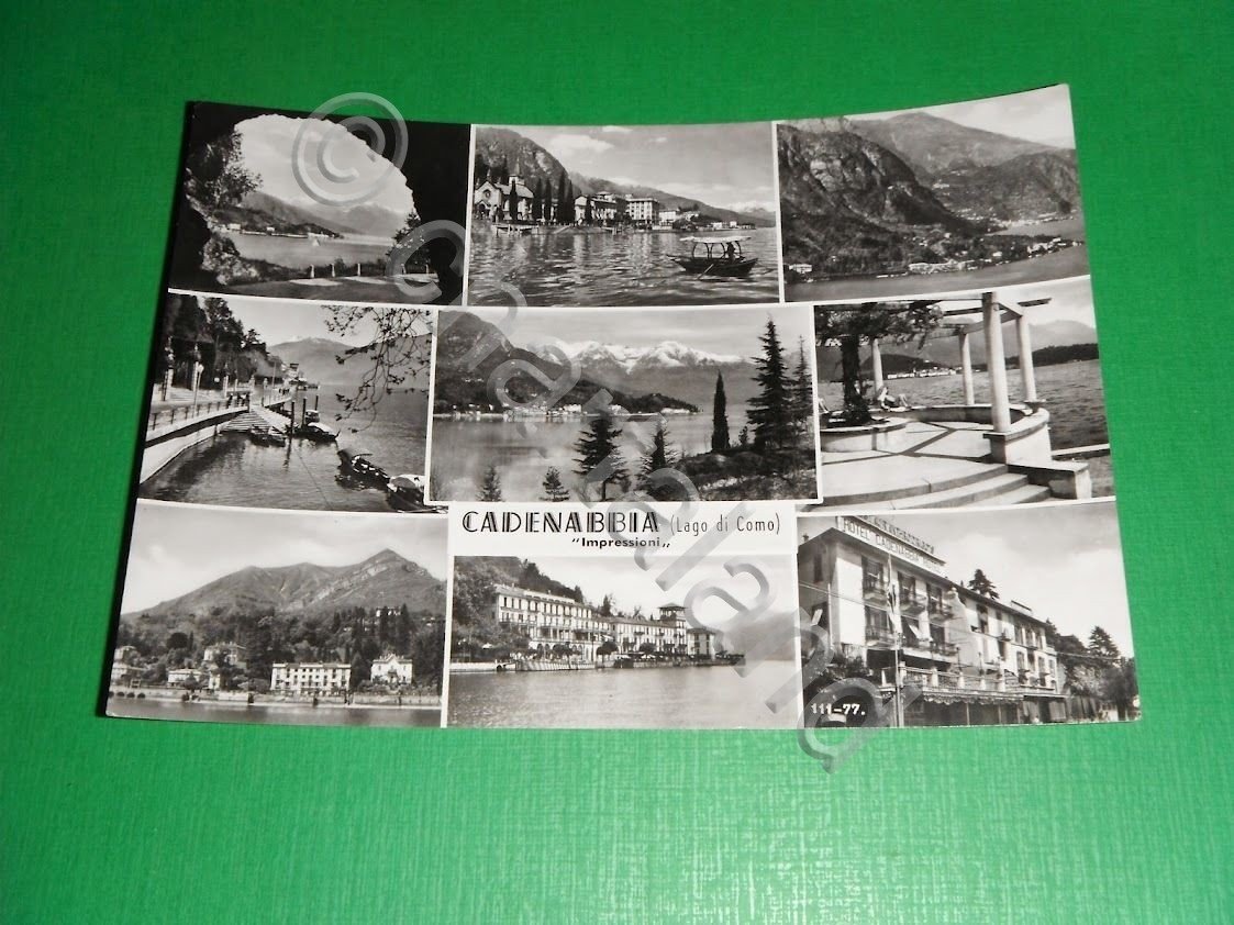 Cartolina Cadenabbia ( Lago di Como ) - Vedute diverse …