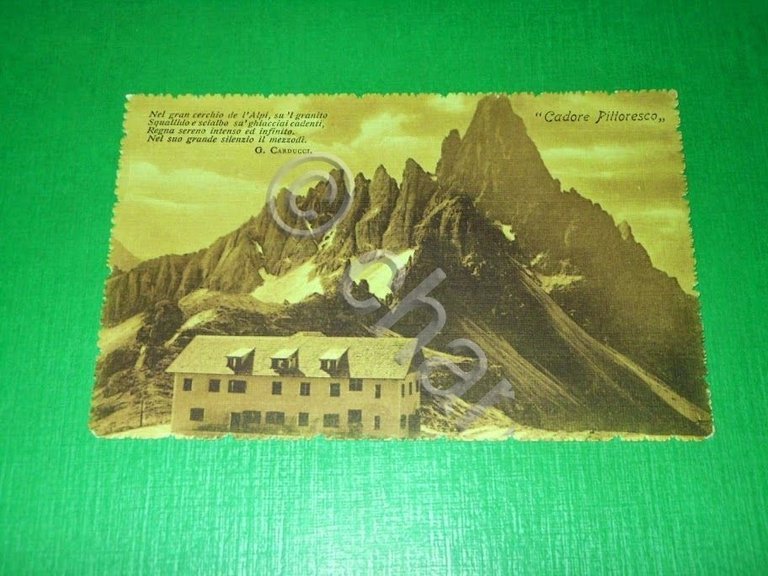 Cartolina Cadore Pittoresco - Particolare 1925 ca