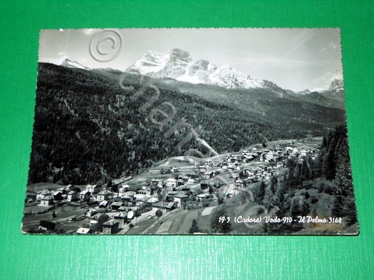 Cartolina ( Cadore ) Vodo - Il Pelmo 1958