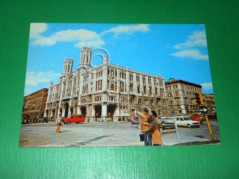 Cartolina Cagliari - Palazzo Comunale 1984