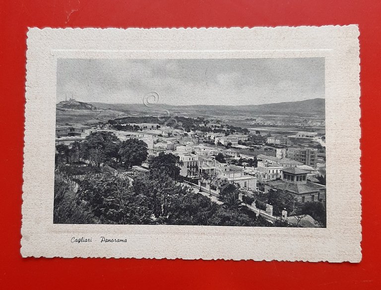 Cartolina Cagliari - Panorama - 1956