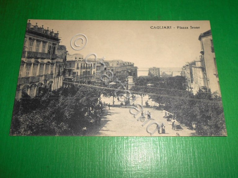 Cartolina Cagliari - Piazza Jenne 1925 ca | Immagine Gallery 2
