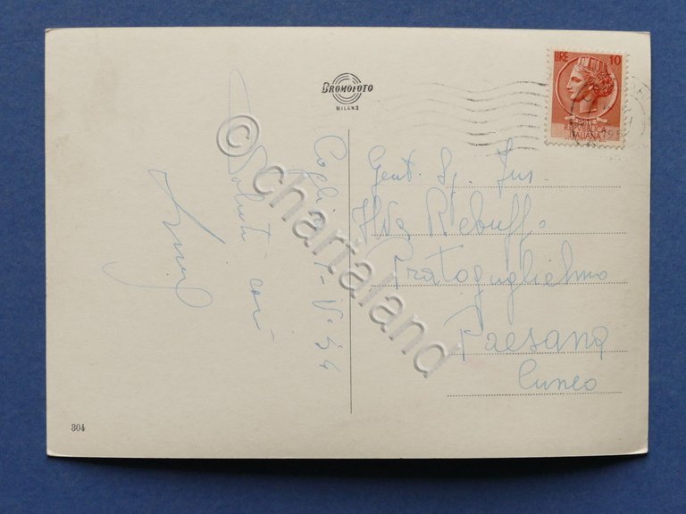 Cartolina Cagliari - Varie vedute - 1954