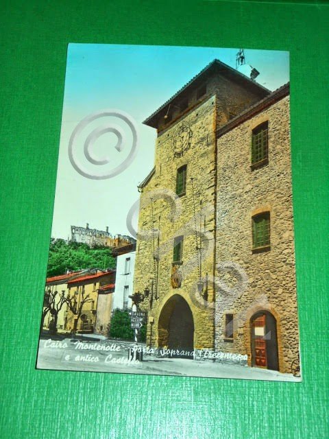 Cartolina Cairo Montenotte - Porta Soprana e antico Castello 1960 …