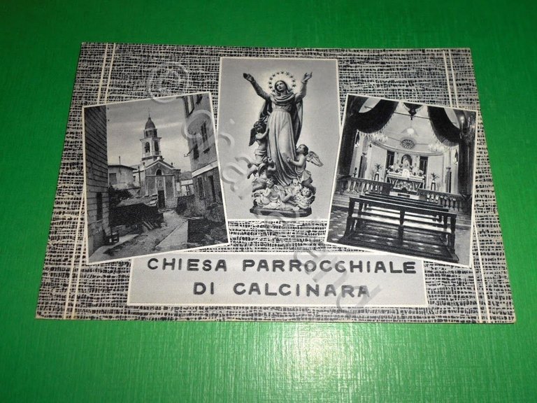 Cartolina Calcinara di Uscio - Chiesa Parrocchiale - Vedute diverse …