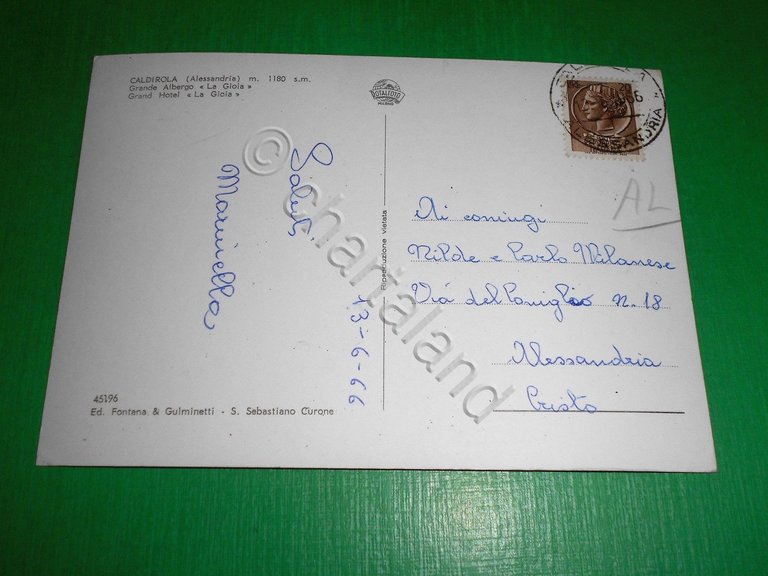 Cartolina Caldirola ( Alessandria ) - Grande Albergo La Gioia … | Immagine Gallery 4