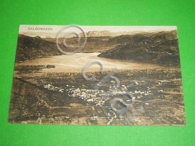 Cartolina Caldonazzo - Panorama generale 1931