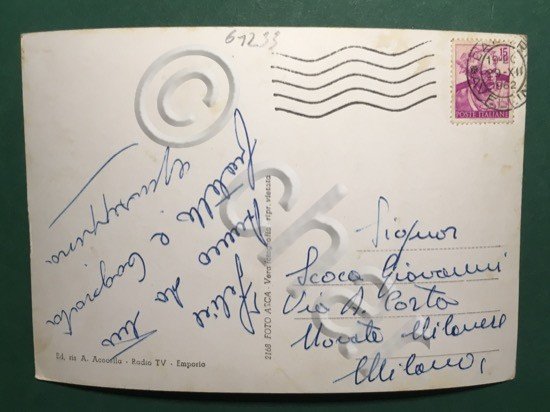 Cartolina Calitri - Avellino - Panorama - 1962