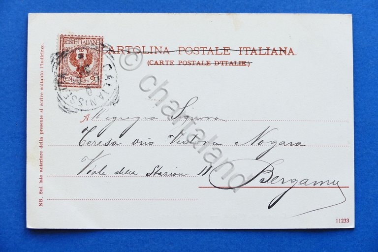 Cartolina Caltanisetta - Corso Umberto I - 1901 | Immagine Gallery 4