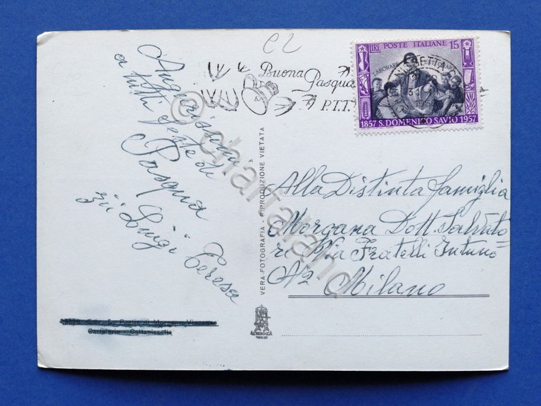 Cartolina Caltanisetta - Stazione R.A.I. - Antenna - 1958