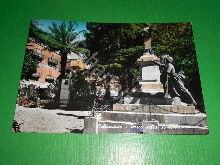 Cartolina Caltavuturo - Parco della Rimembranza 1968