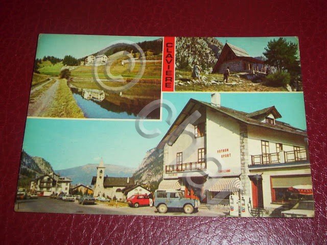 Cartolina Calviere - Vedute diverse 1977