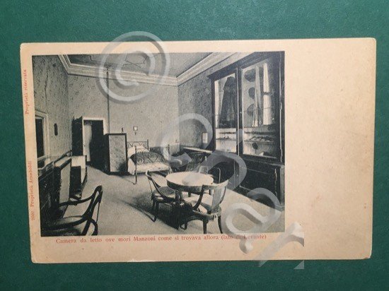 Cartolina Camera da Letto Ove Mori Manzoni Come si Trova …