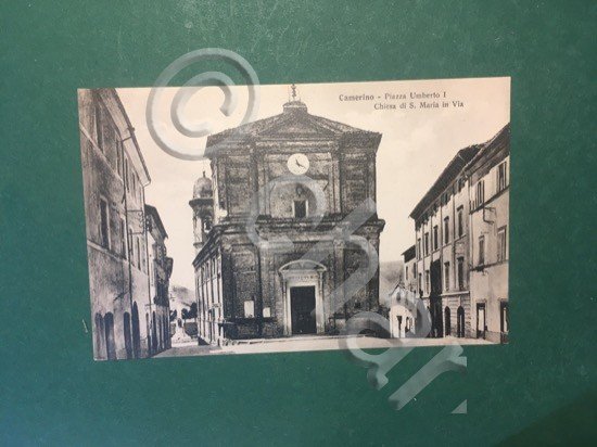 Cartolina Camerino - Piazza Umberto I - Chiesa di S. … | Immagine Gallery 2