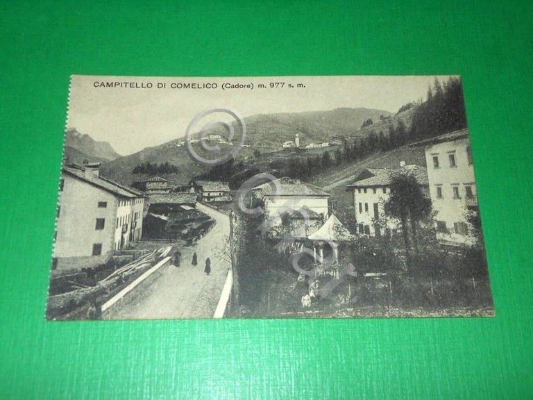 Cartolina Campitello di Comelico ( Cadore ) - Scorcio panoramico …