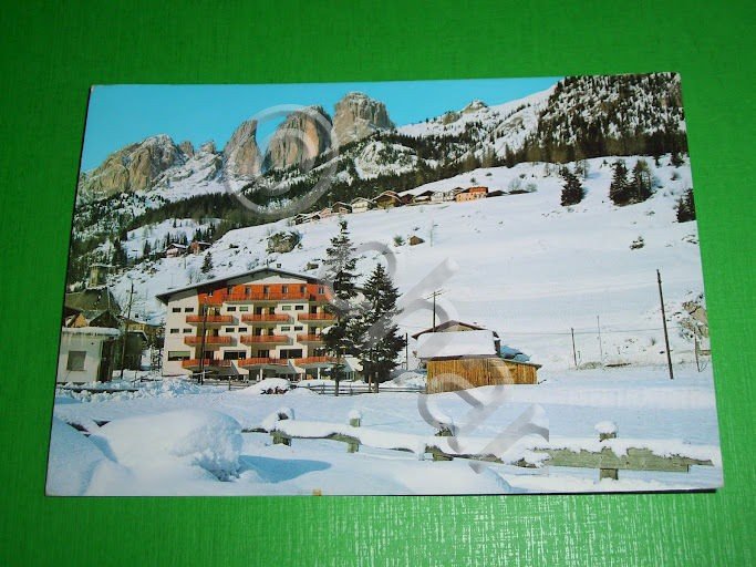 Cartolina Campitello di Fassa - Hotel Grohmann 1970 ca