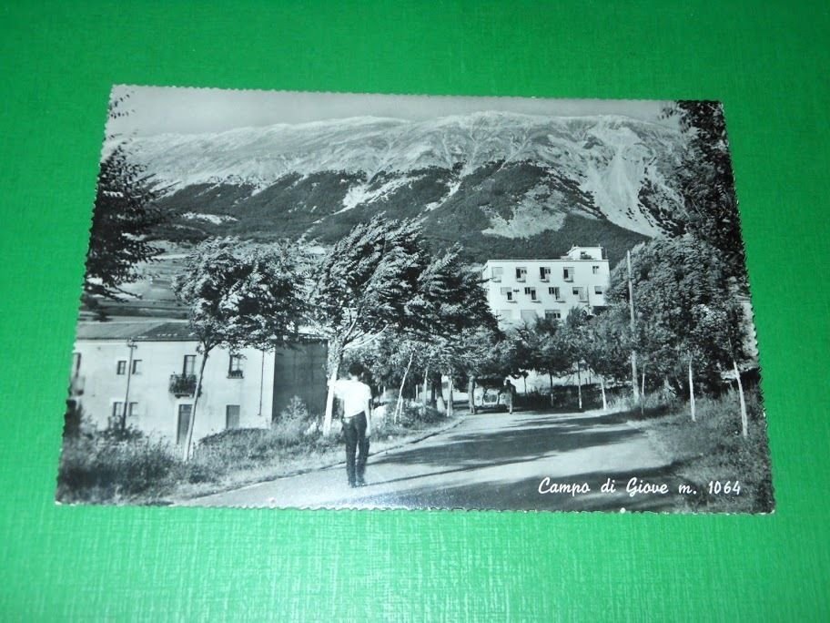 Cartolina Campo di Giove - Scorcio panoramico 1950 ca.