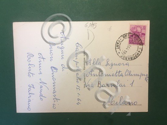 Cartolina Campobasso - Corso V. Emanuele - 1964
