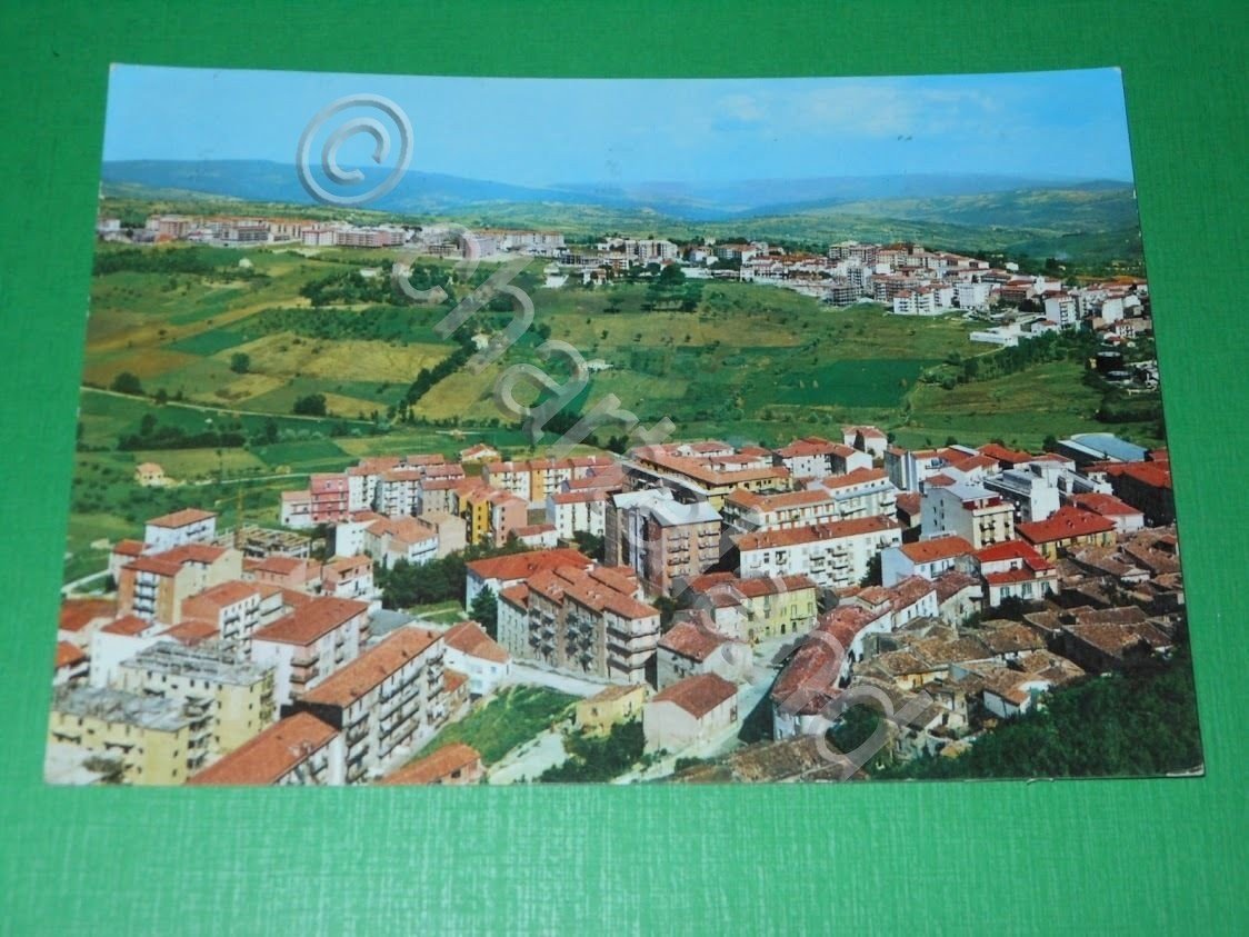 Cartolina Campobasso - Panorama parziale 1965.