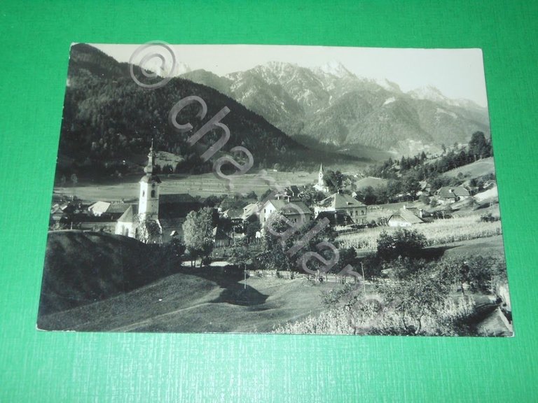 Cartolina Camporosso - Panorama e Jof di Mezzanotte 1957