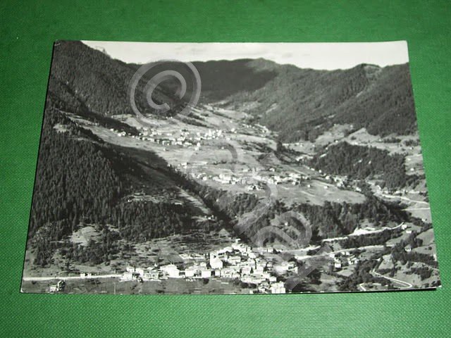 Cartolina Canal San Bovo - sopra Prade e Zortea 1964