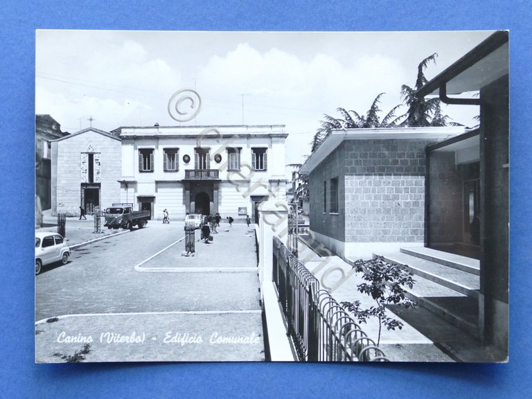 Cartolina Canino - Edificio Comunale - 1960 ca..
