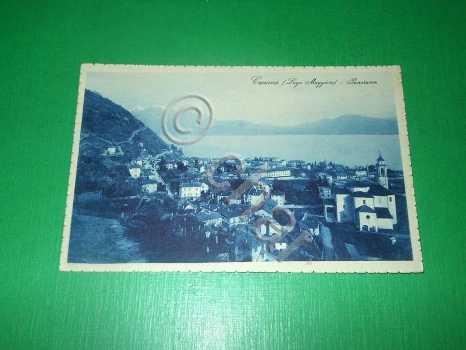 Cartolina Cannero ( Lago Maggiore ) - Panorama 1930 ca.