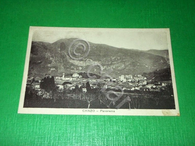 Cartolina Canzo - Panorama 1940