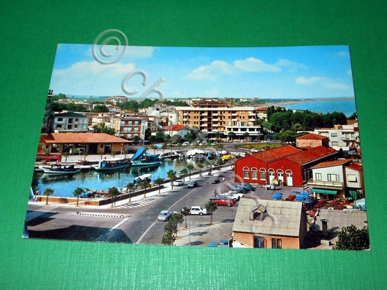 Cartolina Caorle ( Venezia ) - Il porto 1971.