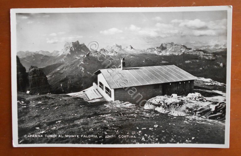 Cartolina Capanna Tondi al Monte Faloria m. 2340 - Cortina … | Immagine Gallery 1