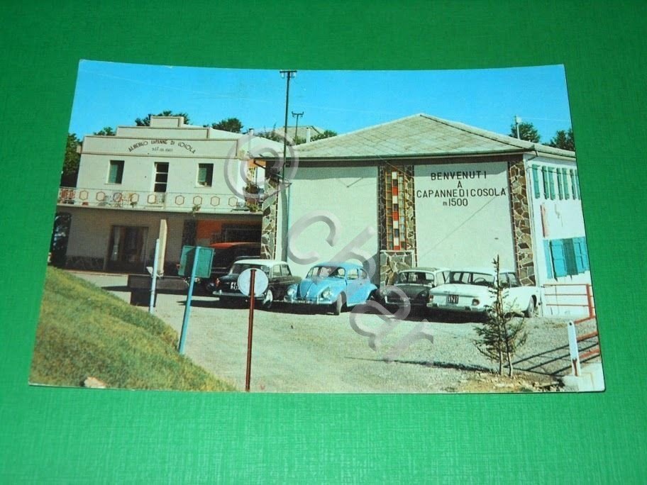 Cartolina Capanne di Cosola ( Alessandria ) - Albergo Callegari …