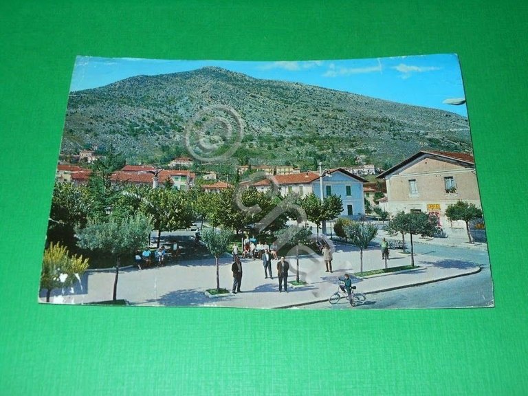 Cartolina Capistrello ( L'Aquila ) - Piazza Risorgimento 1970 ca.