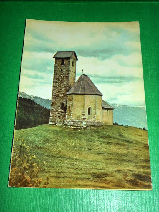 Cartolina Cappella di S. Vigilio - Jocherkirchlein 1965 ca.