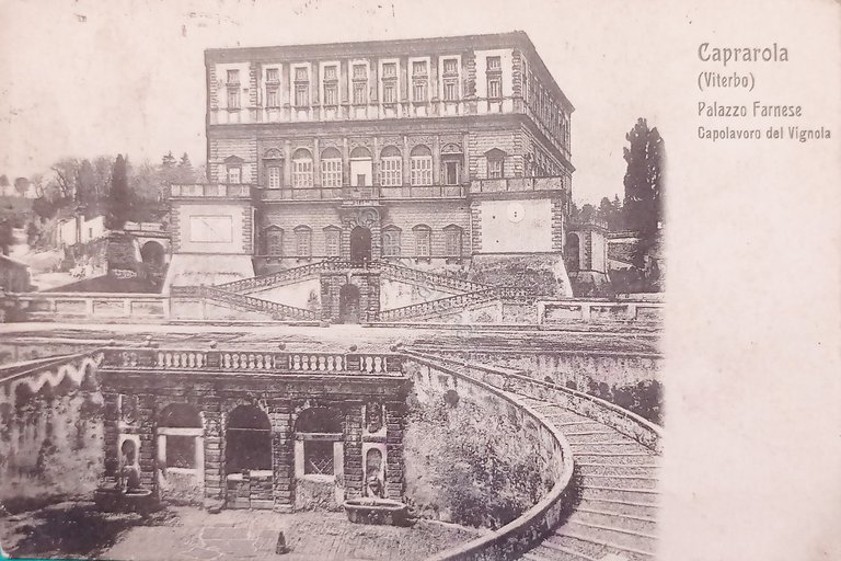 Cartolina Caprarola ( Viterbo ) - Palazzo Farnese - Capolavoro …