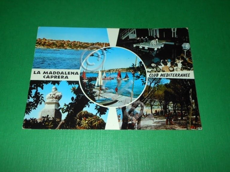 Cartolina Caprera - La Maddalena - Club Mediterranee 1971