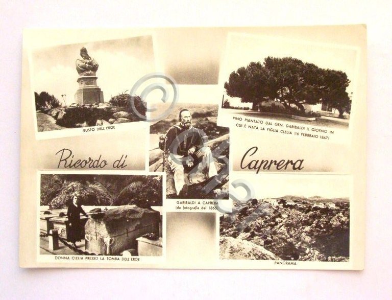 Cartolina Caprera ( La Maddalena ) - Vedute 1950 ca