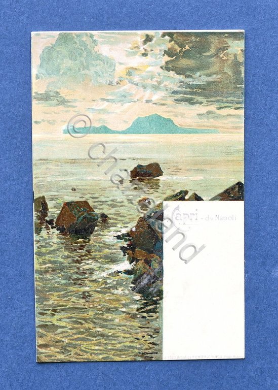 Cartolina Capri - da Napoli - 1900 ca.