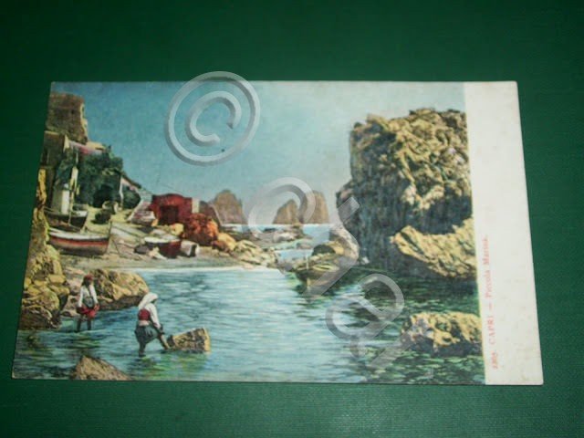 Cartolina Capri - Piccola Marina 1910 ca. | Immagine principale