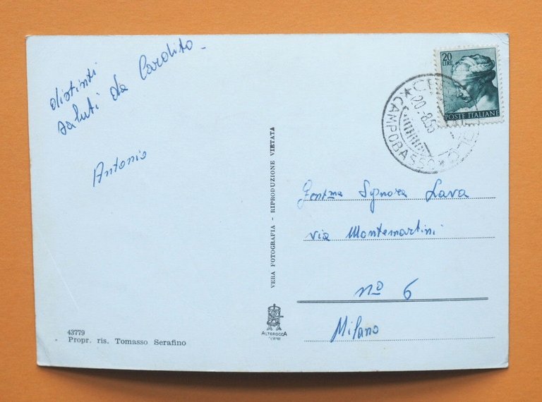 Cartolina Cardito - Lago Selva - 1966. | Immagine Gallery 2