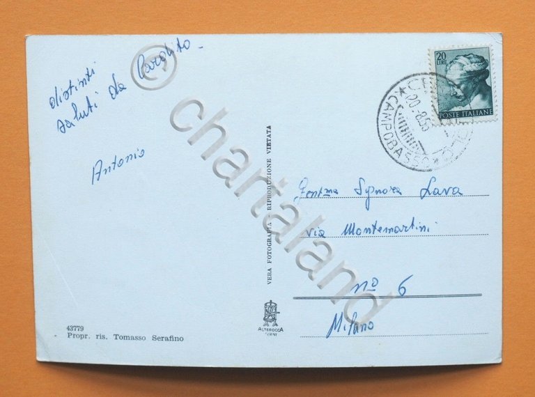 Cartolina Cardito - Lago Selva - 1966. | Immagine Gallery 4