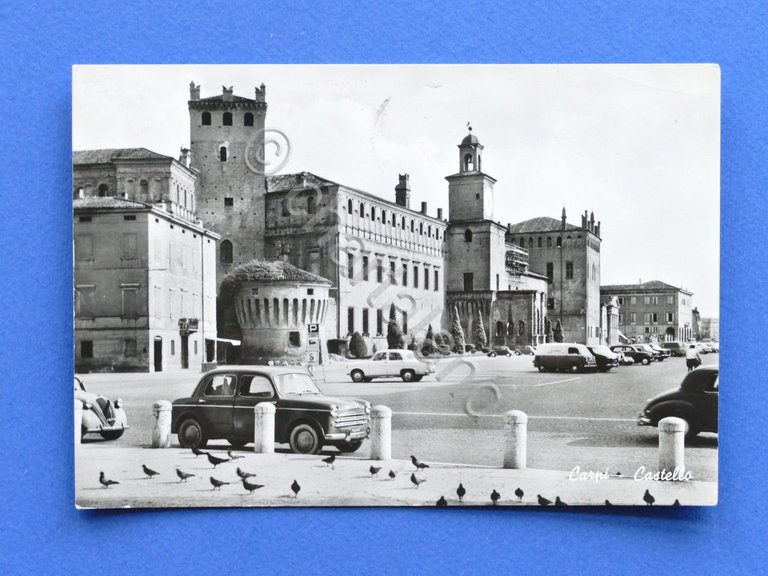 Cartolina Carpi - Castello - 1964.