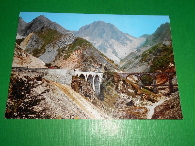 Cartolina Carrara - Cave di marmo 1970 ca