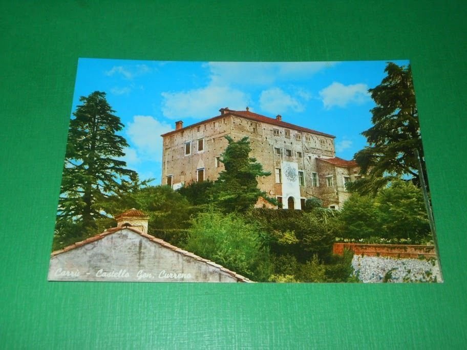 Cartolina Carrù ( Cuneo ) - Castello Gen. Curreno 1970 …
