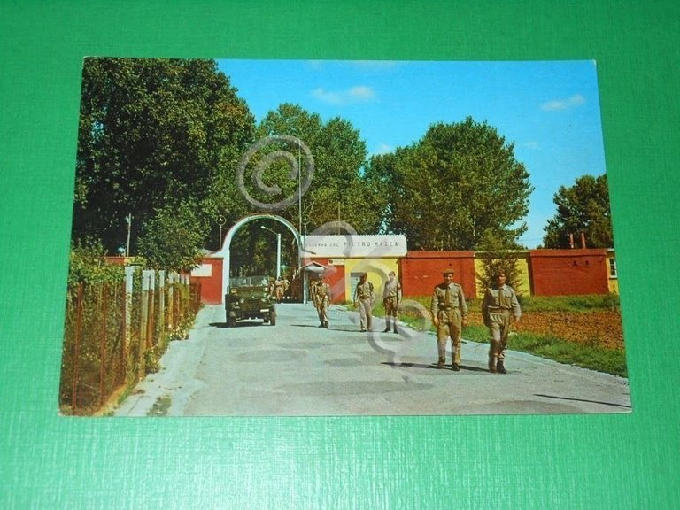 Cartolina Casale Monferrato - Caserma Col. Pietro Mazza 1970 ca
