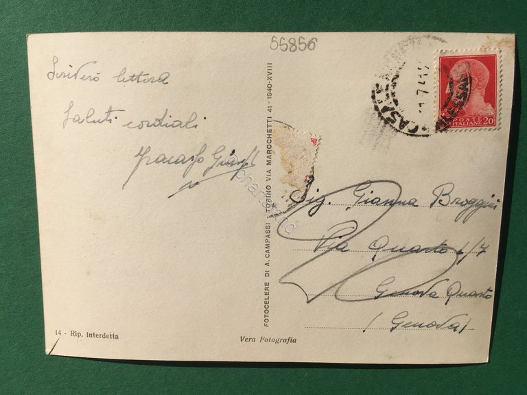 Cartolina Casale Monferrato - Giardini Lungo Po Castanro Ciano - …