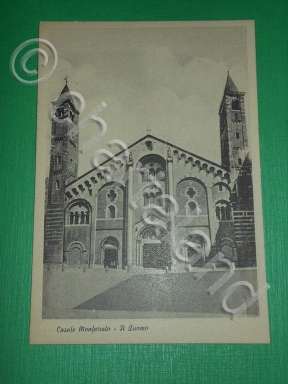Cartolina Casale Monferrato - Il Duomo -- 1940 ca