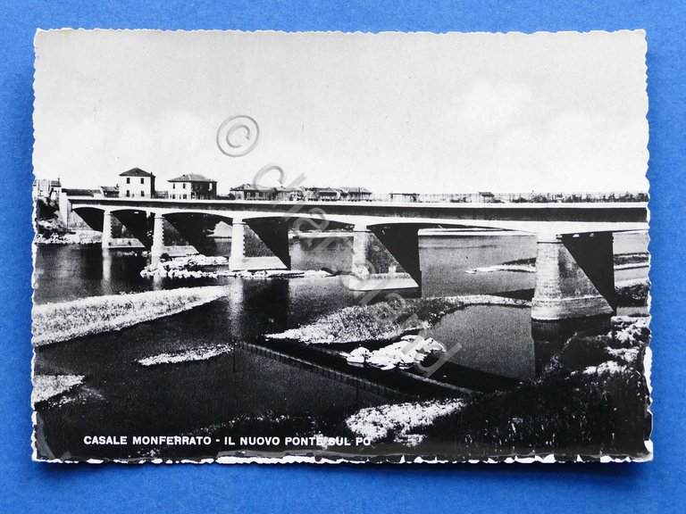 Cartolina Casale Monferrato - Il nuovo ponte sul Po - …